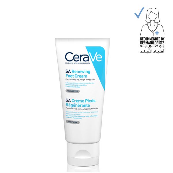 CeraVe SA Renewing Foot Cream – 88ml / كريم العنايه بالقدم شديدة الجفاف من سيرافي