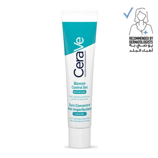 CeraVe Blemish Control Gel with AHA & BHA – 40ml / جل معالج للحبوب والمسام من سيرافي