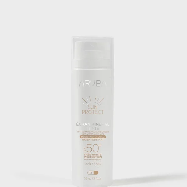 واقي الشمس المعدني الملون ARVEA SPF 50   T1