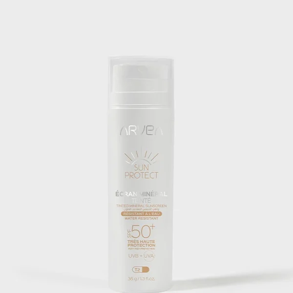 واقي الشمس المعدني الملون ARVEA SPF 50   T2